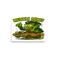 Muncle Mikes Hot Rod and Rat Rod Shirt Mayhem! Monster Rods! (011) Matte Poster product mockup