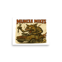 Muncle Mikes Hot Rod and Rat Rod Shirt Mayhem! Monster Rods! (008) Matte Poster product mockup