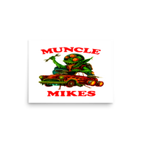 Muncle Mikes Hot Rod and Rat Rod Shirt Mayhem! Monster Rods! (024) Matte Poster product mockup