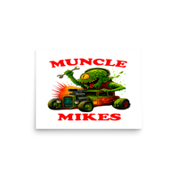 Muncle Mikes Hot Rod and Rat Rod Shirt Mayhem! Monster Rods! (025) Matte Poster product mockup