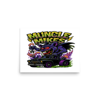 Monster Rods 029 Matte Poster — 12 × 16, front view