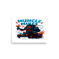 Muncle Mikes Hot Rod and Rat Rod Shirt Mayhem! Monster Rods! (032) Matte Poster product mockup