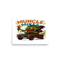 Muncle Mikes Hot Rod and Rat Rod Shirt Mayhem! Monster Rods! (033) Matte Poster product mockup