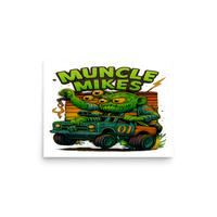 Muncle Mikes Hot Rod and Rat Rod Shirt Mayhem! Monster Rods! (035) Matte Poster product mockup