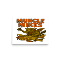 Muncle Mikes Hot Rod and Rat Rod Shirt Mayhem! Planes and Monsters (002) Matte Poster product mockup