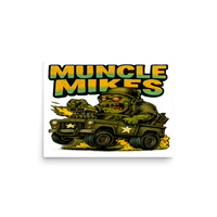 Muncle Mikes Hot Rod and Rat Rod Shirt Mayhem! Monster Rods! (039) Matte Poster product mockup