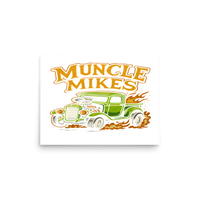 Muncle Mikes Hot Rod and Rat Rod Shirt Mayhem! Rat Rod Truck Shirt (002) Matte Poster product mockup