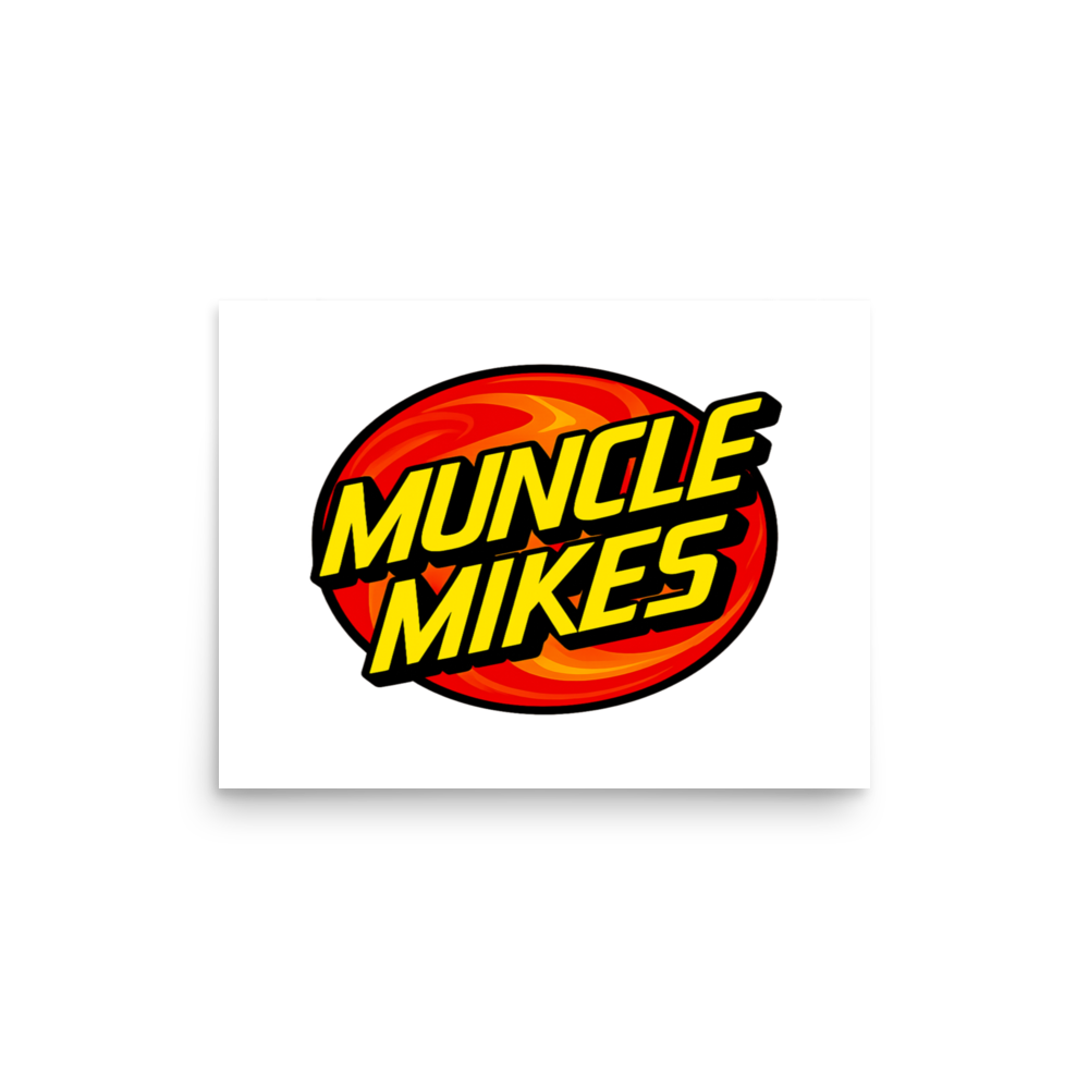 Muncle Mikes Shop T-Shirt 001 Matte Poster product mockup
