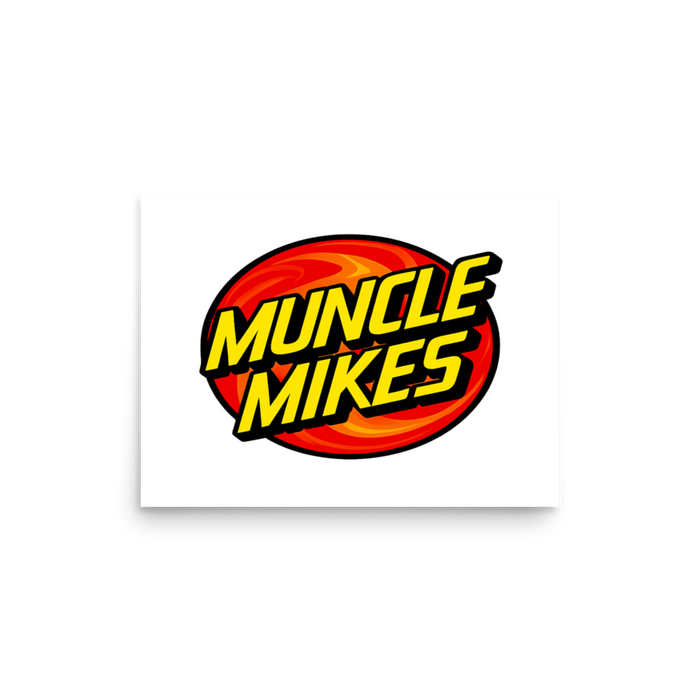 Muncle Mikes Shop T-Shirt 001 Matte Poster product mockup