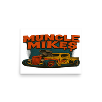 Rat Rod Truck 001 Oversized Sweatshirt — Muncle Mikes Matte Poster product mockup