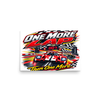 One More Lap Matte Poster product mockup 2