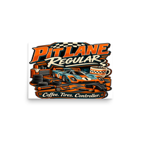 Pit Lane Regular Matte Poster product mockup 2