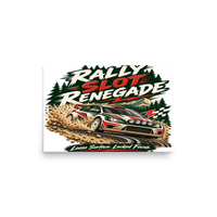 Rally Slot Renegade Matte Poster product mockup 2