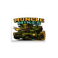 Muncle Mikes Hot Rod and Rat Rod Shirt Mayhem! Monster Rods! (040) Matte Poster product mockup 2