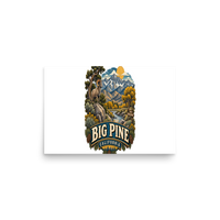 Big Pine California Matte Poster product mockup 2