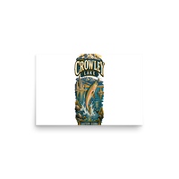 Crowley Lake Matte Poster product mockup 2