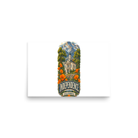 Independence California Matte Poster product mockup 2