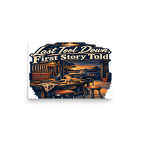 Last Tool Down First Story Told Matte Poster product mockup 2
