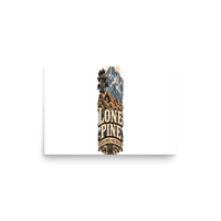 Lone Pine High Desert Enamel Matte Poster product mockup 2