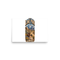 Lone Pine Old West Matte Poster product mockup 2