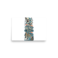 Mono Basin California Matte Poster product mockup 2