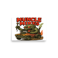 Muncle Mikes Hot Rod and Rat Rod Shirt Mayhem! Monster Rods! (007) Matte Poster product mockup 2