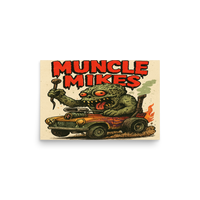 Monster Mugs 009 Hot Rod Coffee Mug — Muncle Mikes Matte Poster product mockup 2