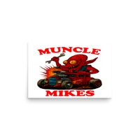 Muncle Mikes Hot Rod and Rat Rod Shirt Mayhem! Monster Rods! (020) Matte Poster product mockup 2