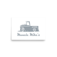 Muncle Mikes Hat: Hot Rod Hatter! Matte Poster product mockup 2