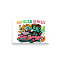 Muncle Mikes Hot Rod and Rat Rod Shirt Mayhem! Monster Rods! (016) Matte Poster product mockup 2