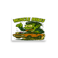 Muncle Mikes Hot Rod and Rat Rod Shirt Mayhem! Monster Rods! (011) Matte Poster product mockup 2