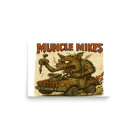 Muncle Mikes Hot Rod and Rat Rod Shirt Mayhem! Monster Rods! (008) Matte Poster product mockup 2