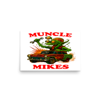 Muncle Mikes Hot Rod and Rat Rod Shirt Mayhem! Monster Rods! (021) Matte Poster product mockup 2