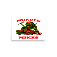 Muncle Mikes Hot Rod and Rat Rod Shirt Mayhem! Monster Rods! (024) Matte Poster product mockup 2