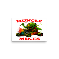 Muncle Mikes Hot Rod and Rat Rod Shirt Mayhem! Monster Rods! (025) Matte Poster product mockup 2