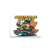 Muncle Mikes Hot Rod and Rat Rod Shirt Mayhem! Monster Rods! (027) Matte Poster product mockup 2