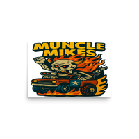 Muncle Mikes Hot Rod and Rat Rod Shirt Mayhem! Monster Rods! (028) Matte Poster product mockup 2