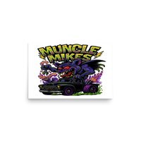 Monster Rods 029 Matte Poster — 12 × 18, front view