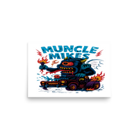 Muncle Mikes Hot Rod and Rat Rod Shirt Mayhem! Monster Rods! (032) Matte Poster product mockup 2