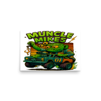 Muncle Mikes Hot Rod and Rat Rod Shirt Mayhem! Monster Rods! (035) Matte Poster product mockup 2