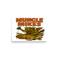 Muncle Mikes Hot Rod and Rat Rod Shirt Mayhem! Planes and Monsters (002) Matte Poster product mockup 2