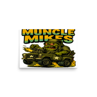 Muncle Mikes Hot Rod and Rat Rod Shirt Mayhem! Monster Rods! (039) Matte Poster product mockup 2