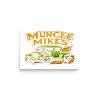 Muncle Mikes Hot Rod and Rat Rod Shirt Mayhem! Rat Rod Truck Shirt (002) Matte Poster product mockup 2