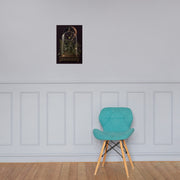 Eclipse Hellebore gothic botanical poster, framed lifestyle mockup 3