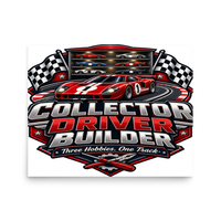 Collector Driver Builder Matte Poster product mockup 3