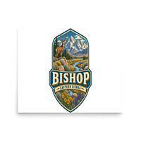 Bishop California Matte Poster product mockup 3