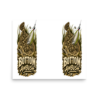 Bottom Ambush Flatfish Matte Poster product mockup 3