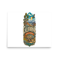 California High Desert Matte Poster product mockup 3