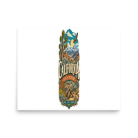 California High Desert Enamel Matte Poster product mockup 3