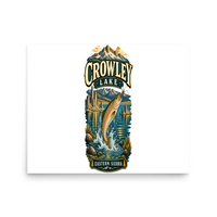 Crowley Lake Matte Poster product mockup 3